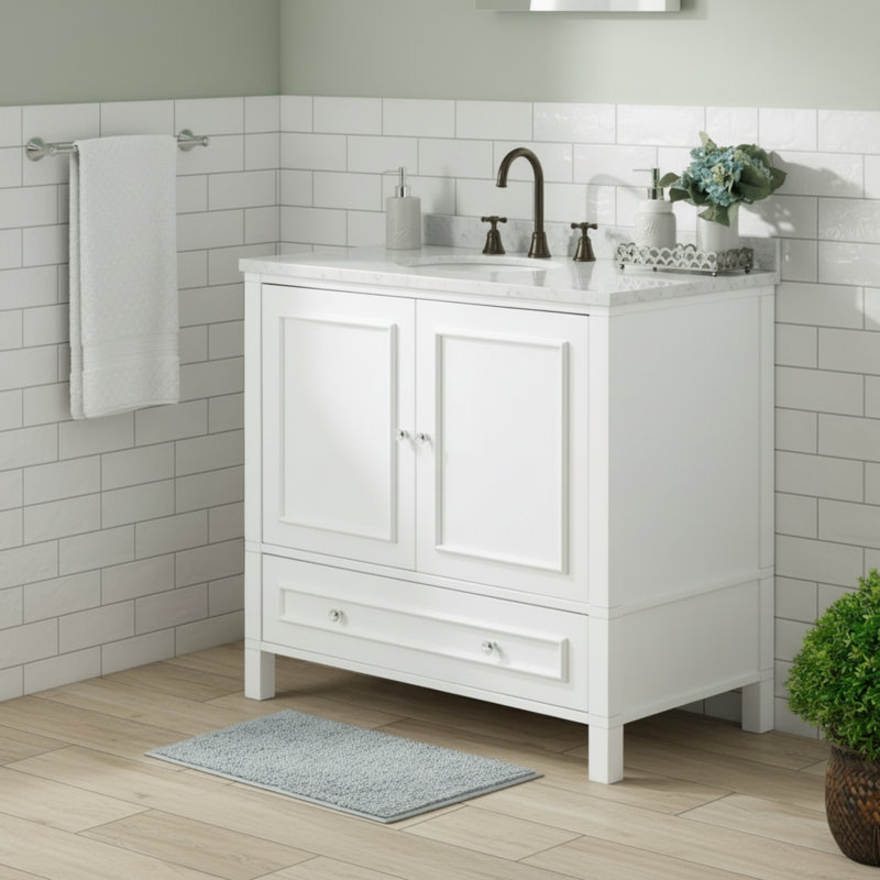 Pine Wood Dressing Table, Solid Cabinet