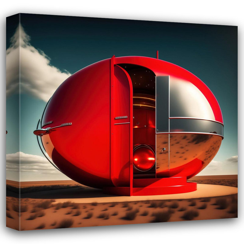 " Time Machine Pod " by Stephen Chambers, 15" W x 15" H