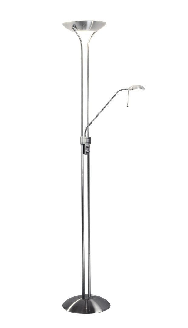 Dar Lighting Unisex Chrome Hannah Mother And Child Floor Lamp - Image 3
