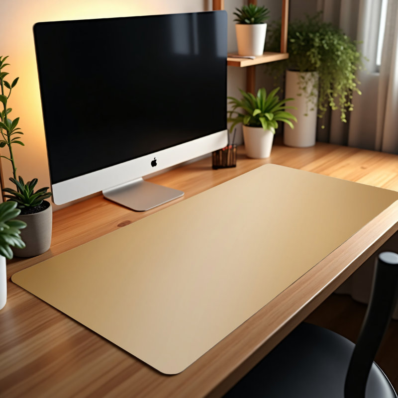 Polyester Desk Pad, 31.5x15.5