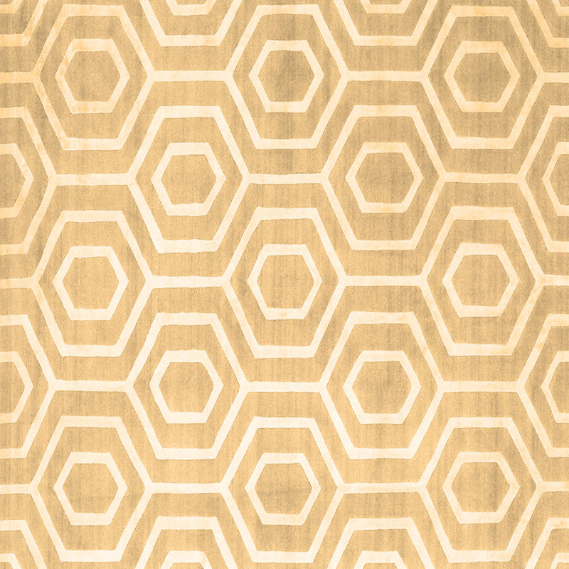 Washable Geometric Indoor Rug, Square 8'