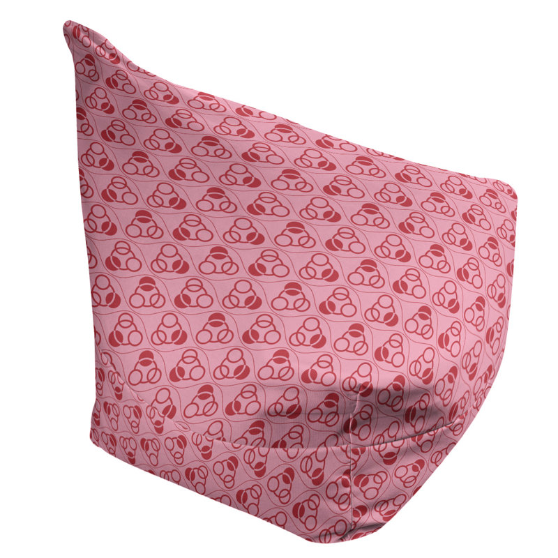 Fauteuil à billes standard &, H 29 po x l 38 po x P 42 po, Rose / Rouge