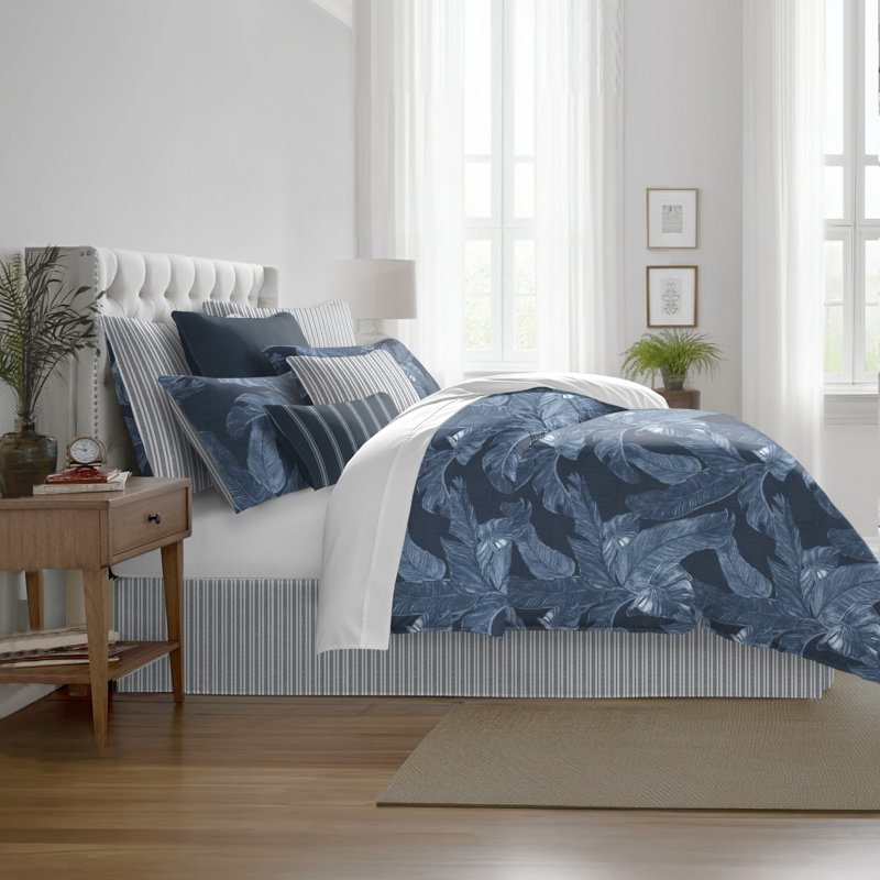 Palomino Denim Cotton Duvet Cover Set, California King Duvet Cover + 7 Additional Pieces