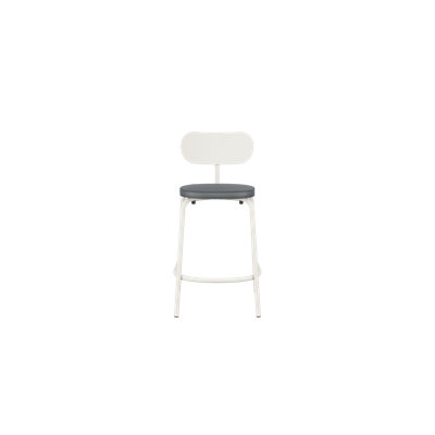 Khylia Upholstered Counter Stool with Metal Frame