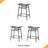 Barstool, Counter Height, Set Of 2, Kitchen-2092135609