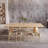 Nordic solid wood minimalist rectangular dining table-2010082515