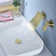 Wall-mounted widespread bathroom faucet with single handle design for bathroom sinks and bathtubs