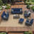 Townsend 8 Piece Outdoor Conversation Set with Sunbrella® Cushions-73289495-111412680