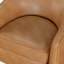 Fauteuil demi-tonneau pivotant en similicuir Saddle-1401530042