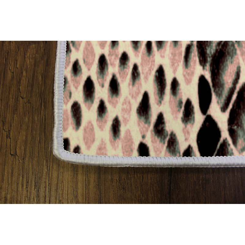 Elegant Hall Carpet, 3D Digital Print Design, 3.9 x 4.9 ft | 100% Polyester, Antibacterial, Non-Slip PVC Dot Underside, Pile Height: 0.04 in, Machine Washable, Perfect for Living Room & Entryway Decor