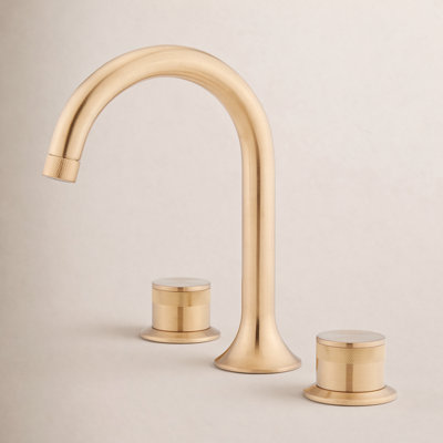 Lentz 1.2 GPM Widespread Bathroom Faucet with Lever Handles