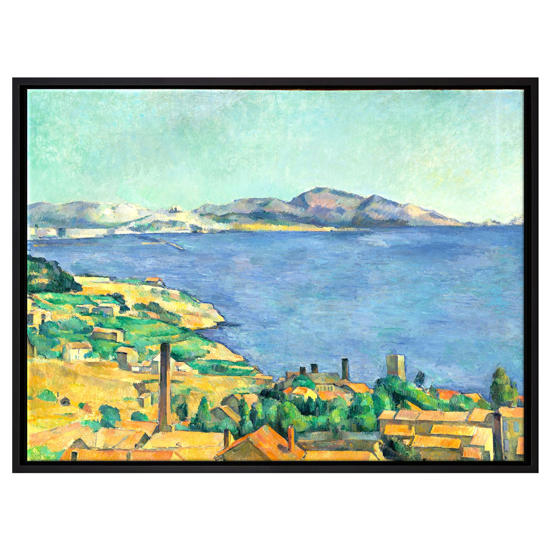 Gerahmter Kunstdruck Leinwandbild Der Golf von Marseilles von Paul Cézanne