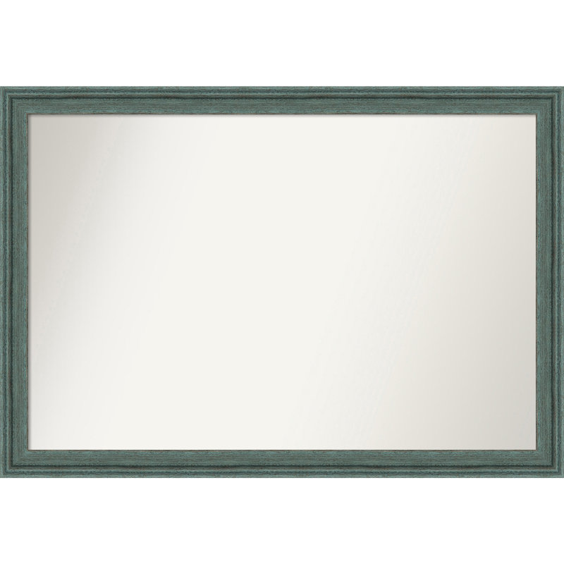 Miroir mural Bridgecliff, Bleu, Rectangle, 27,5 po x 39,5 po