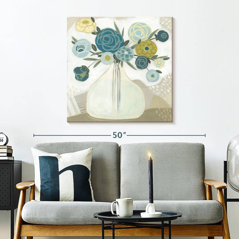 Bouquet Harnek Blue Bohemian II, H 30 po x l 30 po