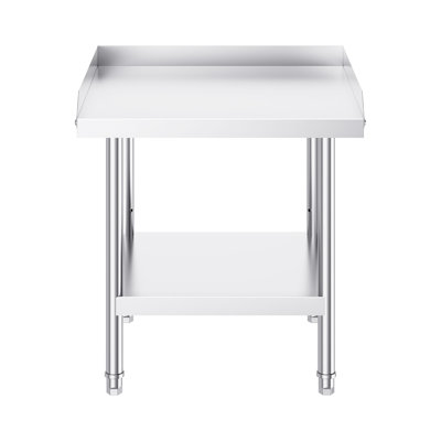 Table de travail en acier inoxydable (table basse incluse)