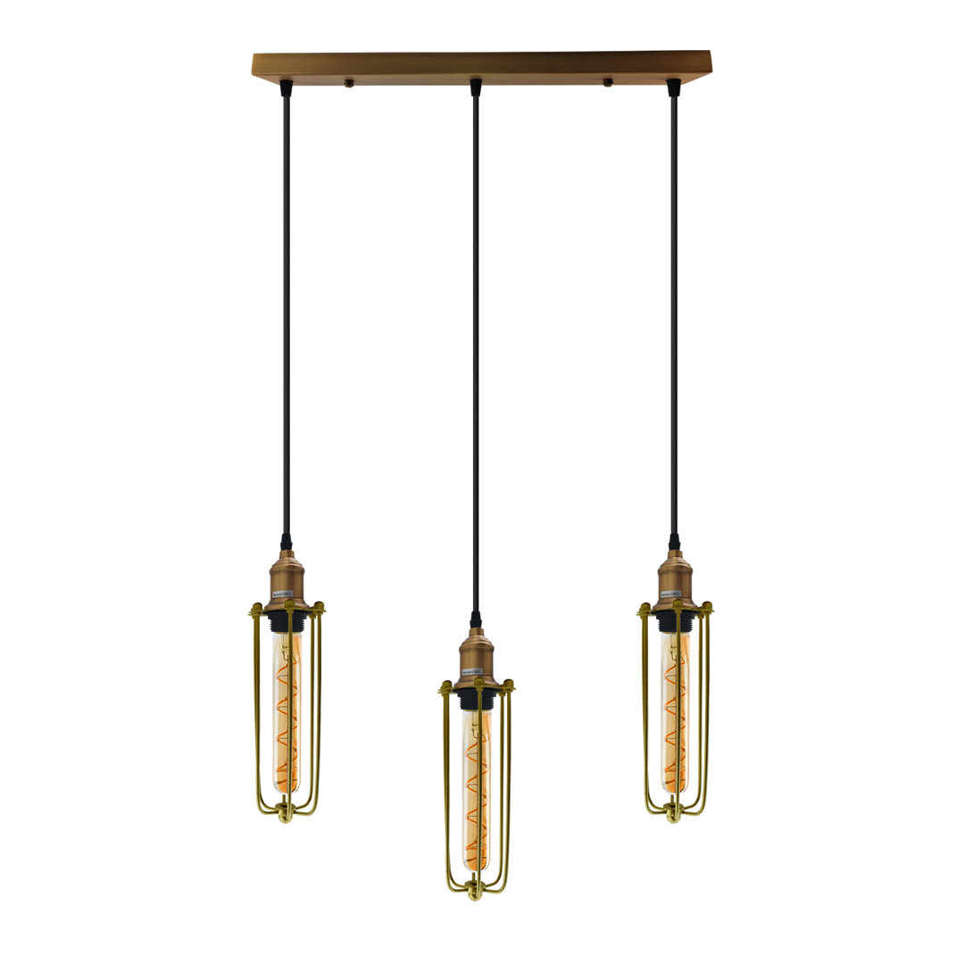 Zumalai 3 - Light Geometric Bulb Pendant with No Secondary Or Accent Material Accents