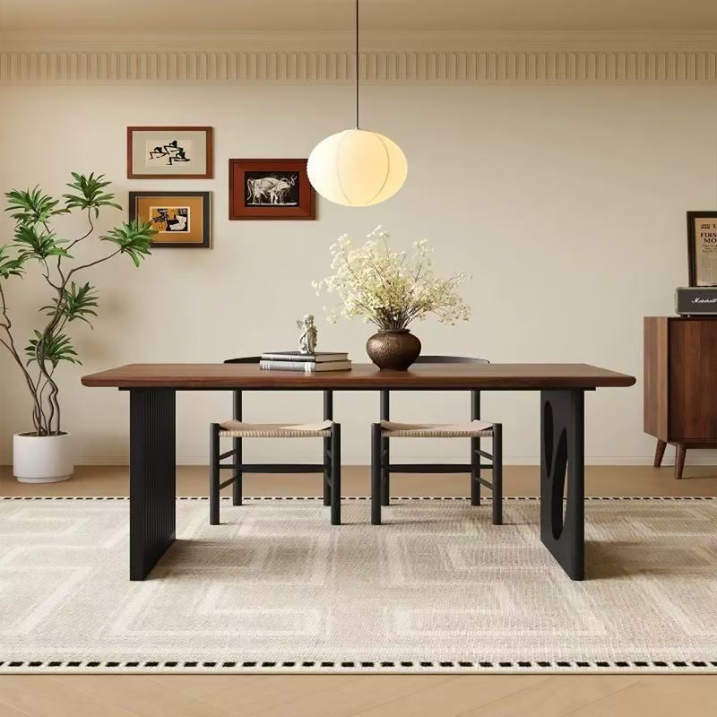 70.87"Nordic-style solid wood rectangular dining table, 29.53" H x 70.87" W x 31.5" D