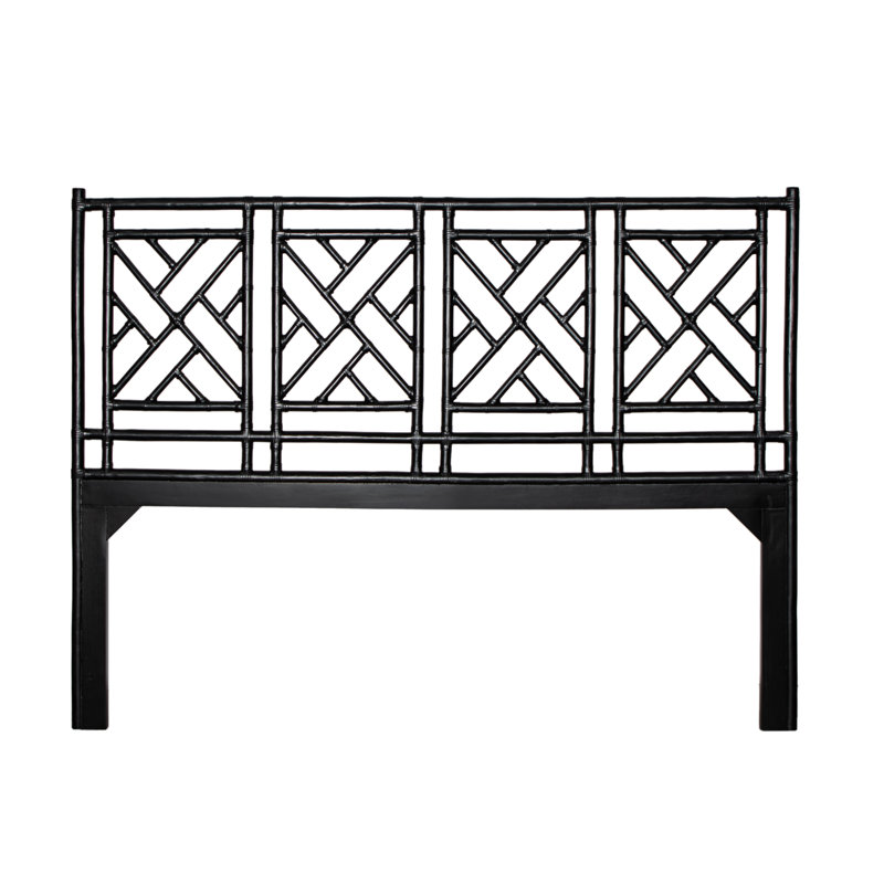 Chippendale Standard Bed, King, Black