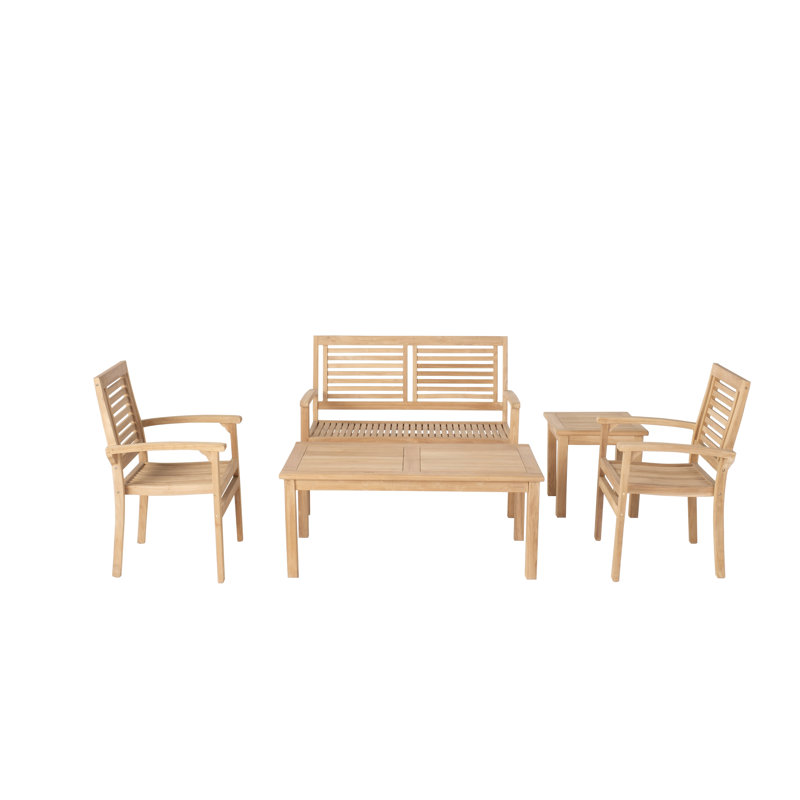 48'' Rectangular 4 - Person Outdoor Dining Set