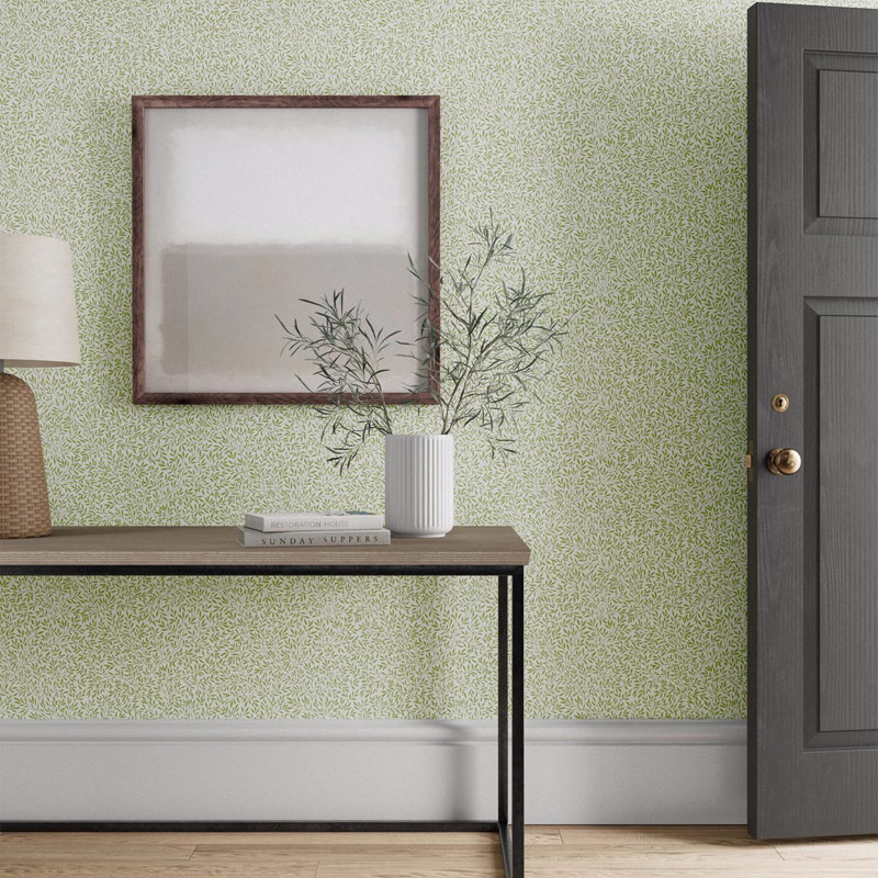 Standen 10.05m x 52cm Matte Wallpaper Roll, Green