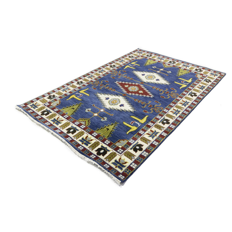 Kaptan Performance Wool Geometric Rug