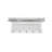 Esyspot Metal Powder Coating Hook Wall Mounted With Shelf In White-2104695903