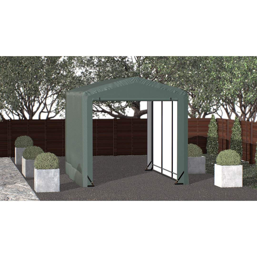 ShelterTube Wind and Snow-Load Rated Garage, 10x14x10 Green ShelterLogic