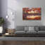 «Red and Gold» par Diane Romanello, art mural sur toile-1263958002