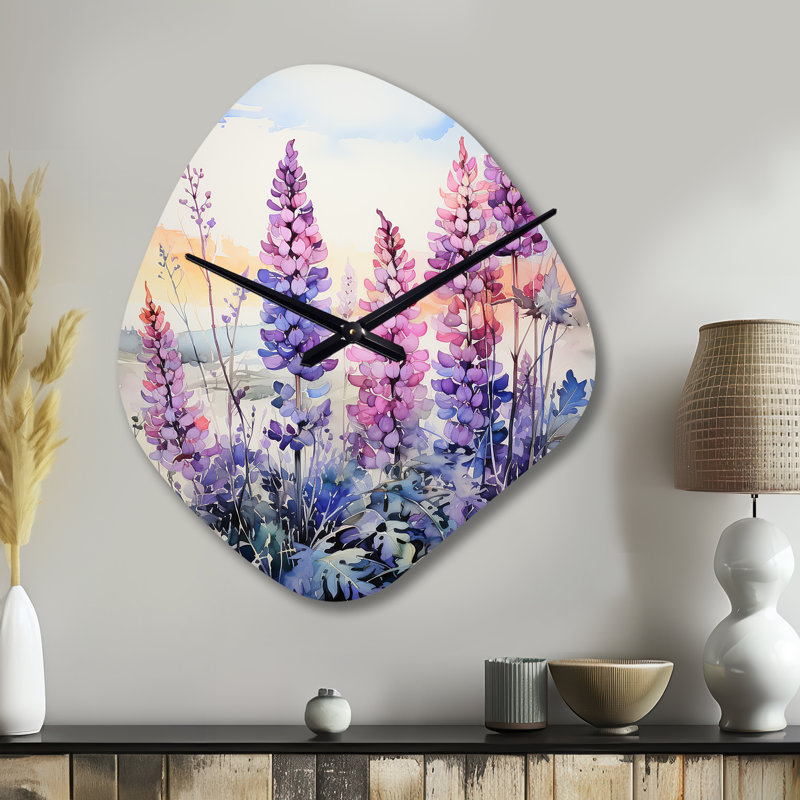 Horloge murale Meadow Wild Lupin Serenade - Meadow, Petit