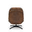 Upholstered Swivel Accent Chair with Footstool-289316942