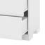 Commode à miroir avec 6 tiroirs, armoire de rangement élégante pour table d'appoint moderne avec poignée en métal-693218502