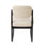 Chaise de salle à manger unie, en tissu respirant avec housse souple, fauteuil, pour salle à manger/bureau, ensemble de 4.-994854660-994854663