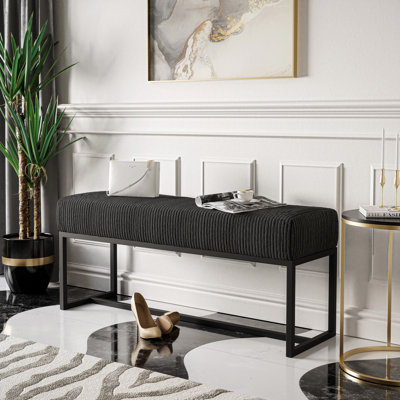 Leechburg Upholstered Bench - DISCONTINUED