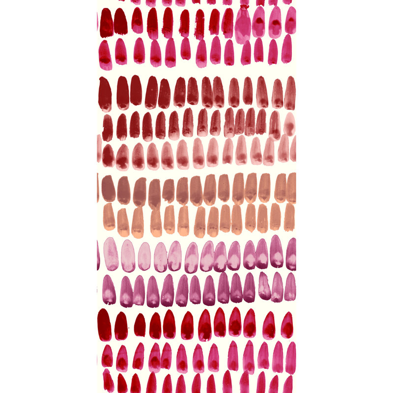 Rouleau de papier peint L 33 pi x l 20,5 po Swatch, Rouge