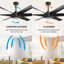  Ventilateur de plafond 65 po sans lumière Jamariae-361021906