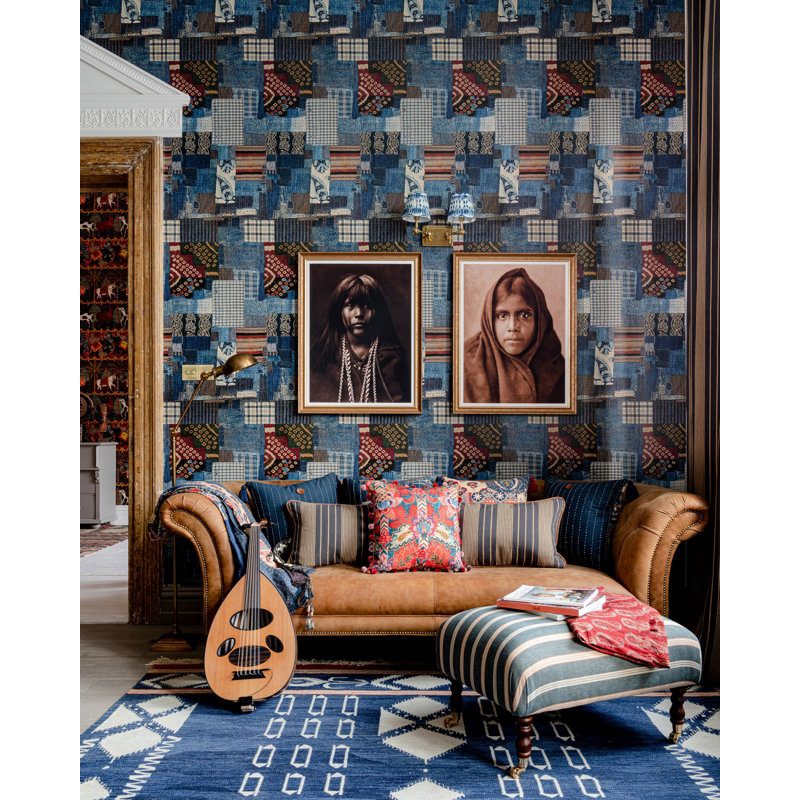 Woodstock Patchwork Wallpaper Roll