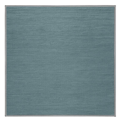 Machine Washable Solid Gray Area Rug