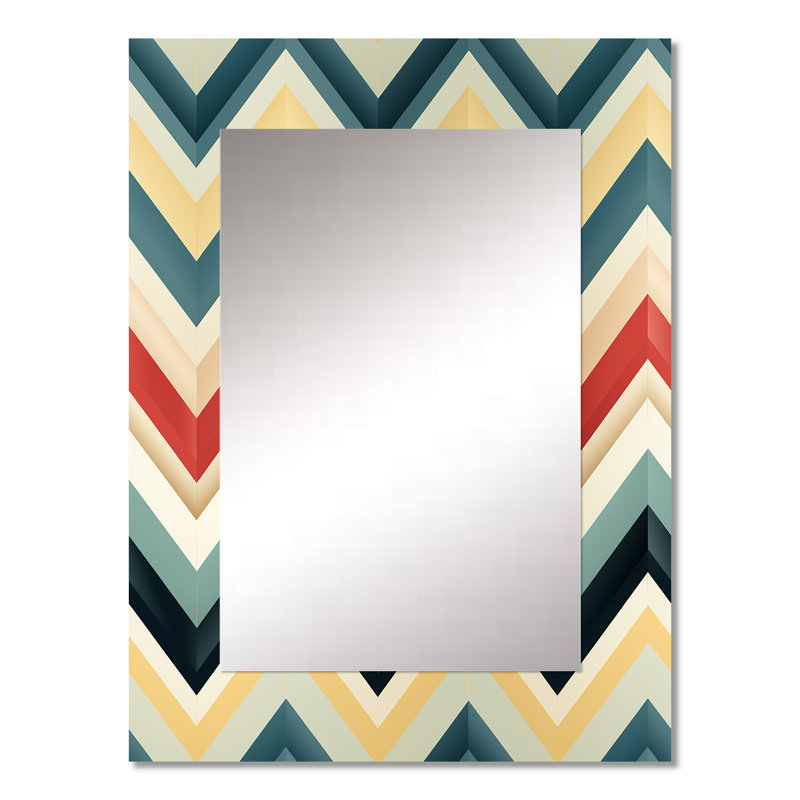 Laskin - Mid-Century Wall Mirror, 32 po x 24 po