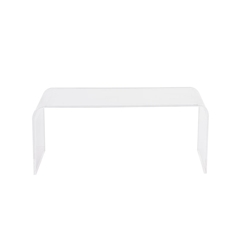 Safavieh Janeel Acrylic Coffee Table, 16" H x 38" L x 21" W