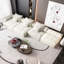 Canapé modulaire de 170,08 po, canapé modulaire désossé en nuage, canapé en L pour le salon, chenille scintillante sans assemblage requis-623720769