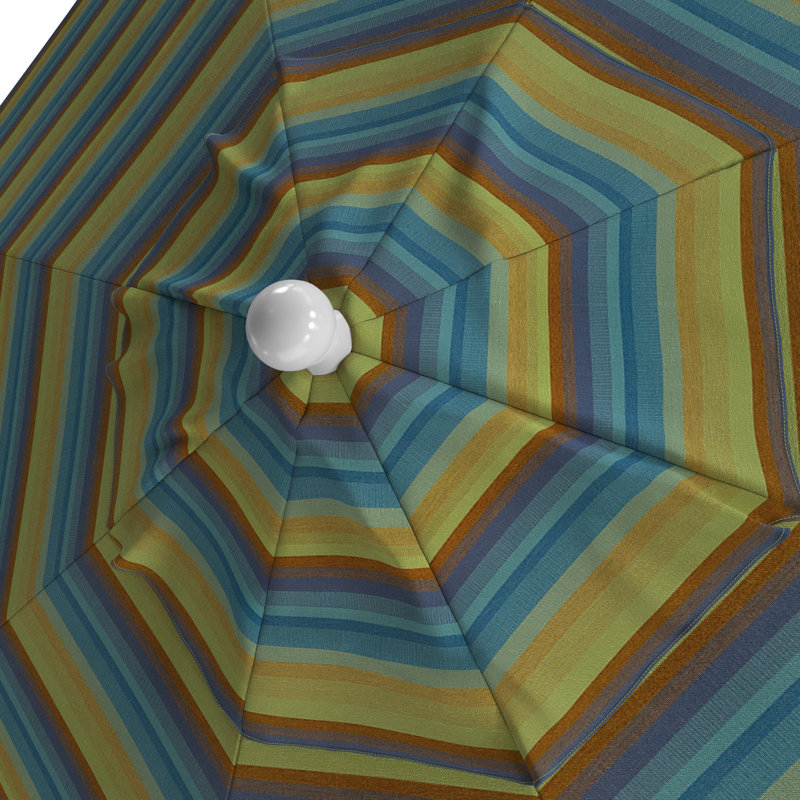 Parasol de marché Sunbrella® 11 pi Kalona, Sunbrella® lagon Astoria