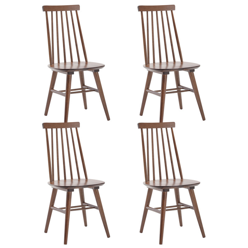 Chaises de salle à manger Alvie, Noyer