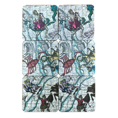 Cork Square 6 Piece Coaster Set