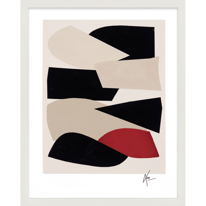 Jewel 29 Print by Lee Lessem, 20" H x 16" W x 1.25" D, White Framed