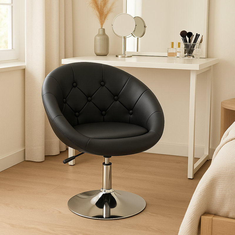 Tabouret de coiffeuse, Blanc