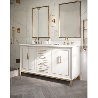 Gracie 60'' Double Bathroom Vanity with Top