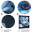 Fleurs de gouttes de pluie monochromes bleues et noires I - marguerites-1698165584-1698165589