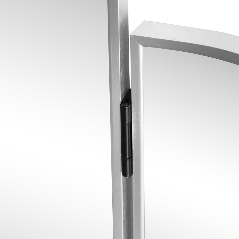Miroir de salle de bain Arjen 3 voies l 28 po x H 28 po, Nickel