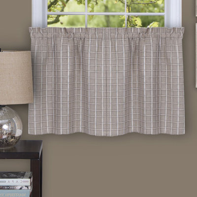 Assel Geometric Tailored Kitchen Curtain