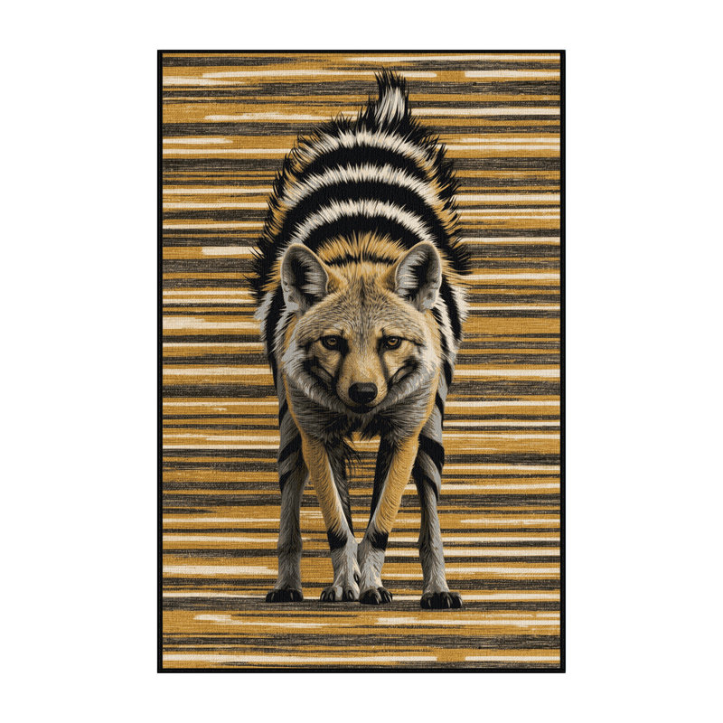  Tapis lavable Aard loup, Rectangulaire 2 pi x 3 pi